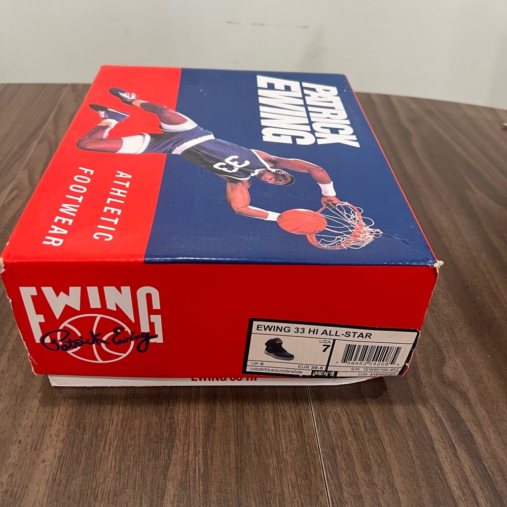 Patrick Ewing 33 High Tops, size 7